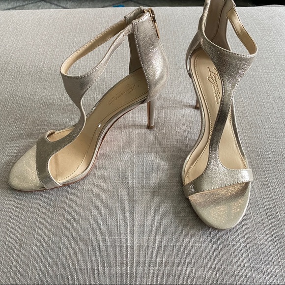 Vince Camuto Metallic High Heel Sandals - Picture 1 of 8